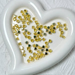 Crystal Claw Heart Glass Heart  Gold Claw Diamond Crystal Hand Sewn Diamond DIY Jewelry Accessories