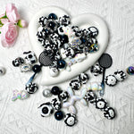 Hand-Painted Beads Mixed Bag Handmade Phone Chain Key Chain Bag Charms 300ml 600ml