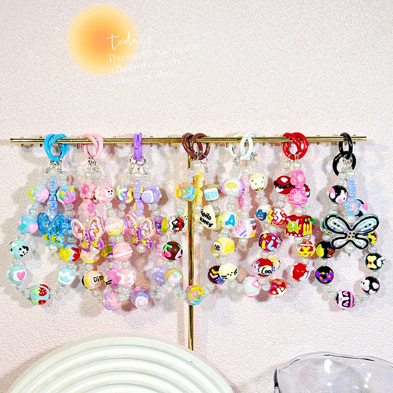 【Payment link 】DIY Beads-ALLY Hand Parit Beads DIY Phonechain Keychain