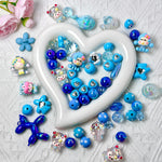 Hand-Painted Beads Mixed Bag Handmade Phone Chain Key Chain Bag Charms 300ml 600ml